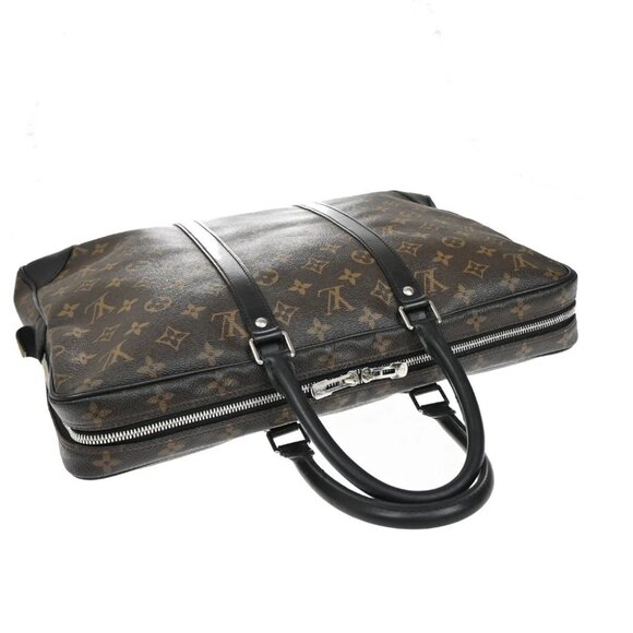 LOUIS VUITTON Porte Documents Voyage Hand Bag Monogram Macassar - Picture 6 of 15